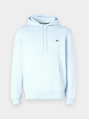 Bluza z kapturem Lacoste jasnoniebieski