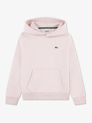 Bluza z kapturem Lacoste jasnoróżowy