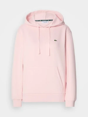 Bluza z kapturem Lacoste jasnoróżowy