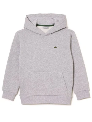Bluza z kapturem Lacoste jasnoszary
