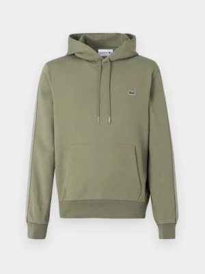 Bluza z kapturem Lacoste khaki