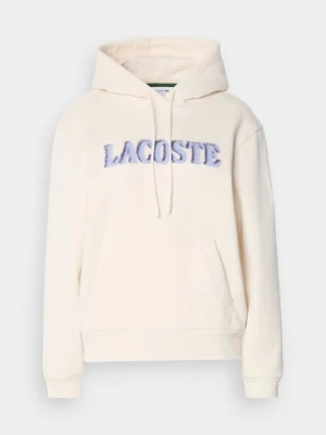 Bluza z kapturem Lacoste mleczny