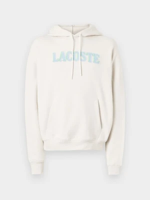 Bluza z kapturem Lacoste mleczny