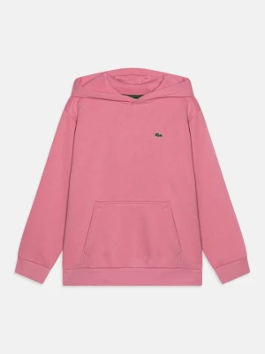 Bluza z kapturem Lacoste różowy