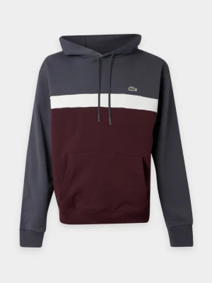 Bluza z kapturem Lacoste szary