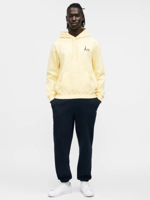 Bluza z kapturem Lacoste żółty