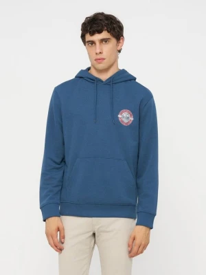 Bluza z kapturem Lee niebieski