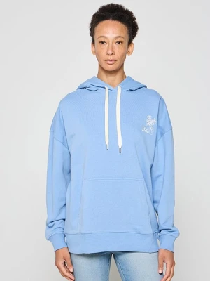 Bluza z kapturem Lee niebieski