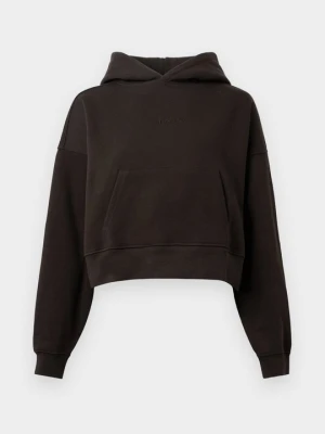 Bluza z kapturem LeGer ciemnobrązowy