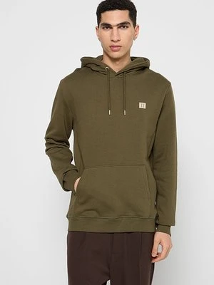 Bluza z kapturem Les Deux oliwkowy