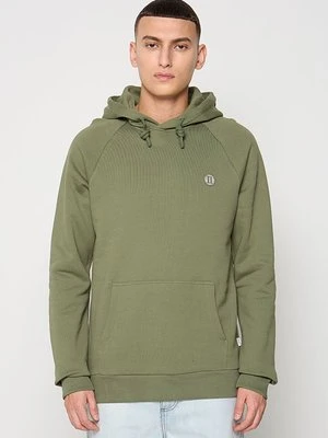 Bluza z kapturem Les Deux oliwkowy