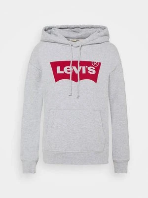 Bluza z kapturem Levi's szary