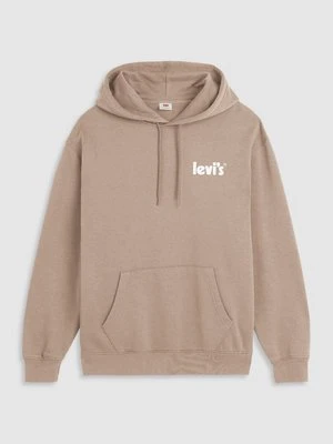 Bluza z kapturem Levi's beżowy