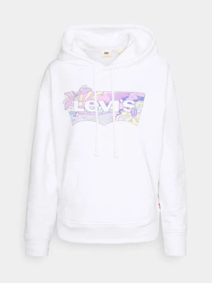 Bluza z kapturem Levi's biały