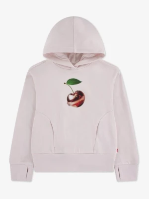 Bluza z kapturem Levi's jasnoróżowy