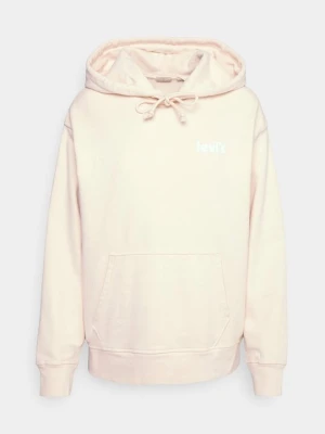 Bluza z kapturem Levi's jasnoróżowy