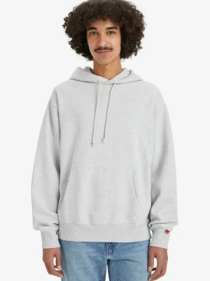Bluza z kapturem Levi's jasnoszary