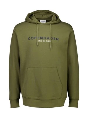 Bluza z kapturem lindbergh oliwkowy