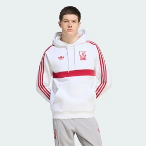 Bluza z kapturem Liverpool FC Originals Adidas biały