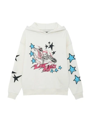 Bluza z kapturem Low Lights Studios mleczny