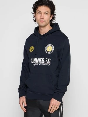 Bluza z kapturem Lyle & Scott granatowy