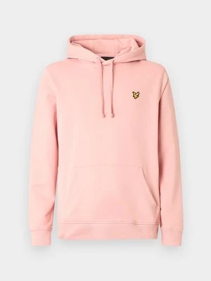Bluza z kapturem Lyle & Scott różowy