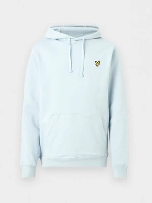 Bluza z kapturem Lyle & Scott jasnoniebieski