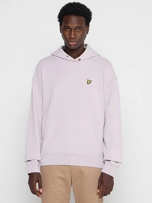 Bluza z kapturem Lyle & Scott liliowy