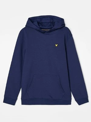 Bluza z kapturem Lyle & Scott niebieski