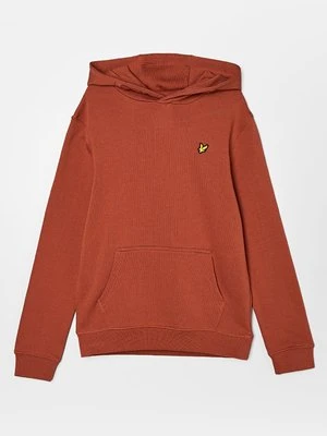 Bluza z kapturem Lyle & Scott czerwony