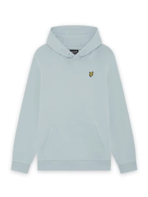Bluza z kapturem Lyle & Scott jasnoniebieski