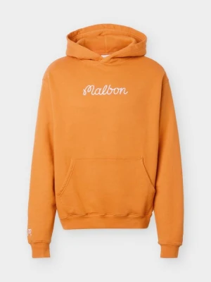 Bluza z kapturem Malbon pomarańczowy