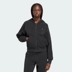 BLUZA Z KAPTUREM, MAŁYM LOGO I SUWAKIEM NA CAŁEJ DŁUGOŚCI ADIDAS KIT
