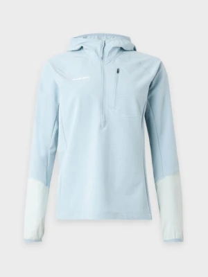Bluza z kapturem Mammut jasnoniebieski