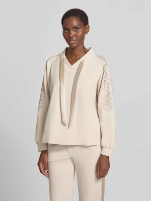 Bluza z kapturem Marc Cain Piaskowy