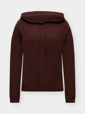 Bluza z kapturem Marc O'Polo ciemnobrązowy