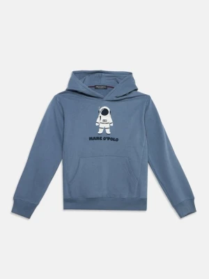 Bluza z kapturem Marc O'Polo niebieski