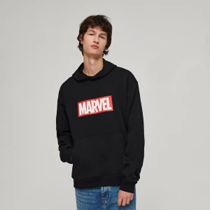 Bluza z kapturem Marvel czarna House