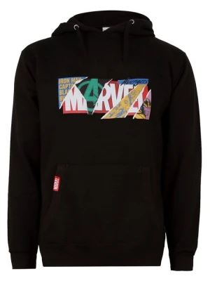 Bluza z kapturem Marvel czarny