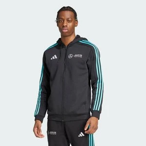 BLUZA Z KAPTUREM MERCEDES-AMG PETRONAS FORMULA ONE TEAM DNA FULL ZIP Adidas