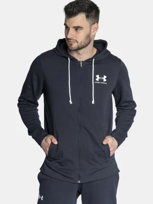 Bluza z kapturem męska czarna Under Armour UA Rival Terry Lc Fz