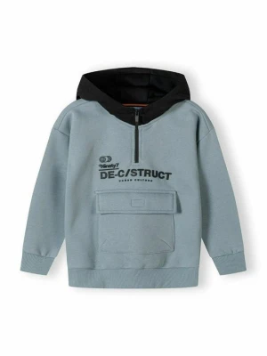 Bluza z kapturem MINOTI niebieski