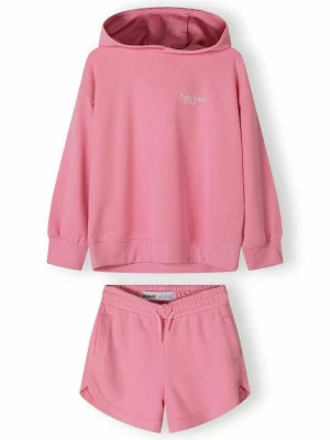Bluza z kapturem MINOTI różowy neon