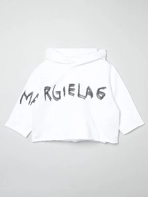 Bluza z kapturem MM6 Maison Margiela biały
