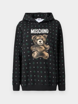 Bluza z kapturem MOSCHINO czarny