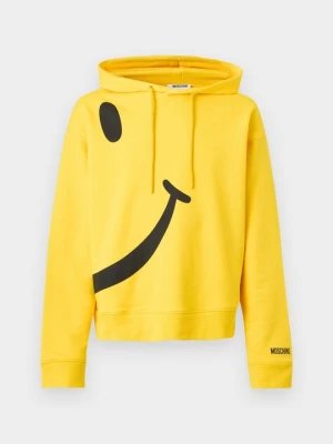 Bluza z kapturem MOSCHINO żółty