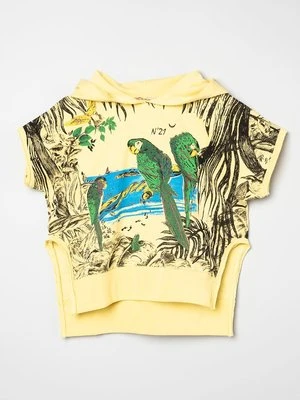 Bluza z kapturem N°21 żółty