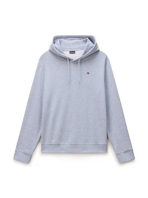 Bluza z kapturem Napapijri jasnoszary