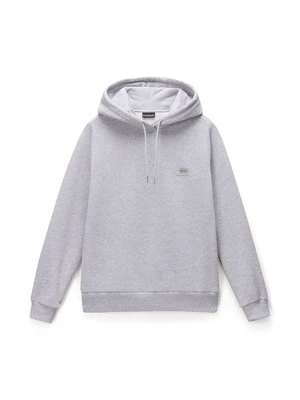 Bluza z kapturem Napapijri jasnoszary