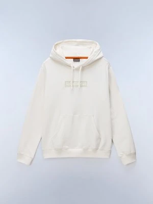 Bluza z kapturem Napapijri mleczny